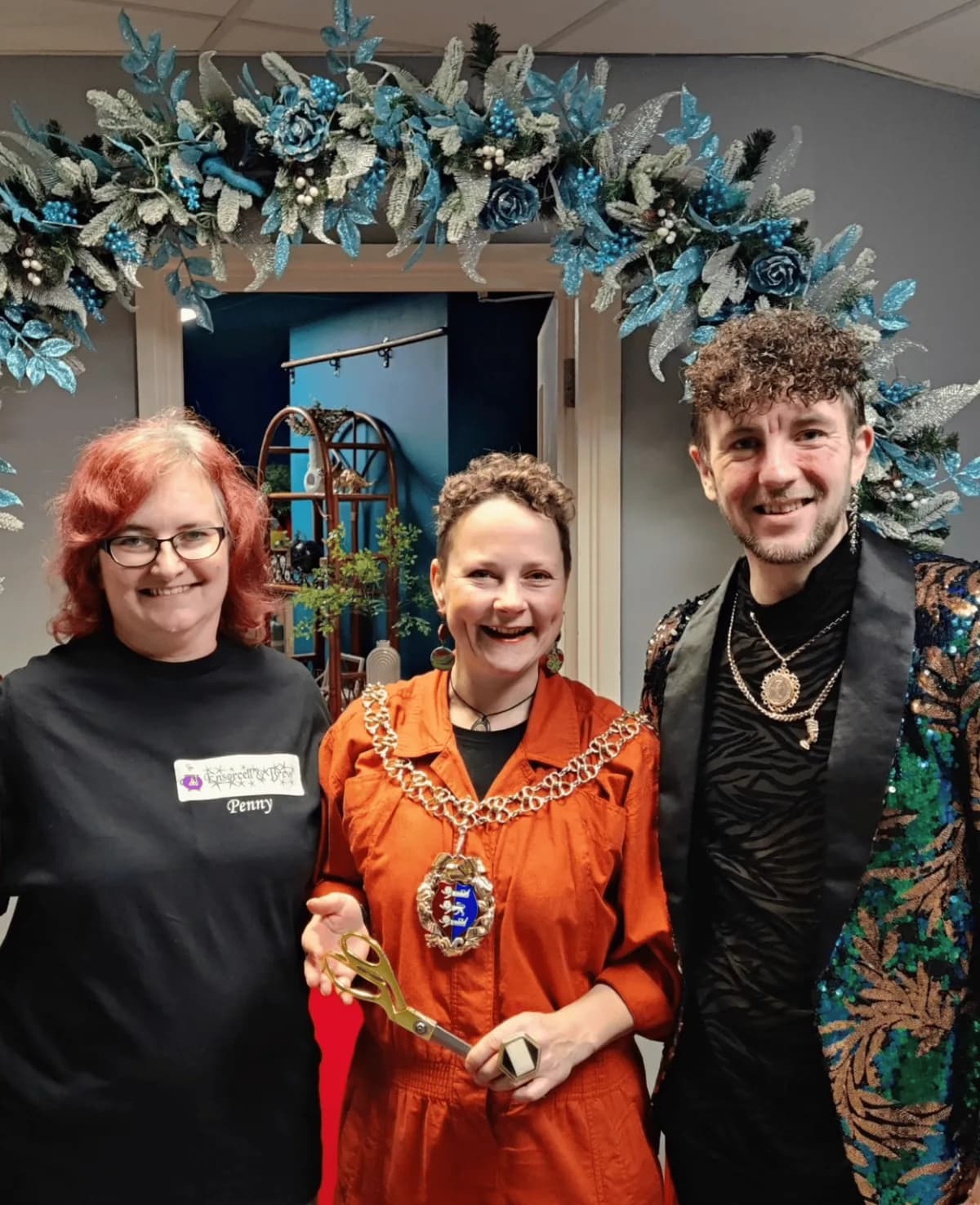 A visit of support